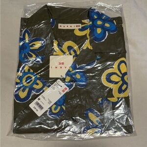 Marni Uniqlo oversized short sleeve shirt